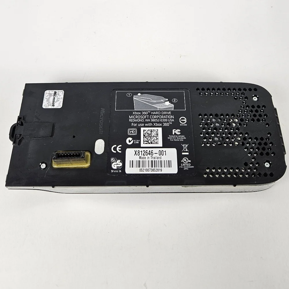 Microsoft Xbox 360 120gb Black Hard Drive Tested | Gamer Electronics Video Games
